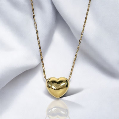 ＜KAJA BIJOUX＞Ｐｌｕｍｐ　Ｈｅａｒｔ　Ｎｅｃｋｌａｃｅ　